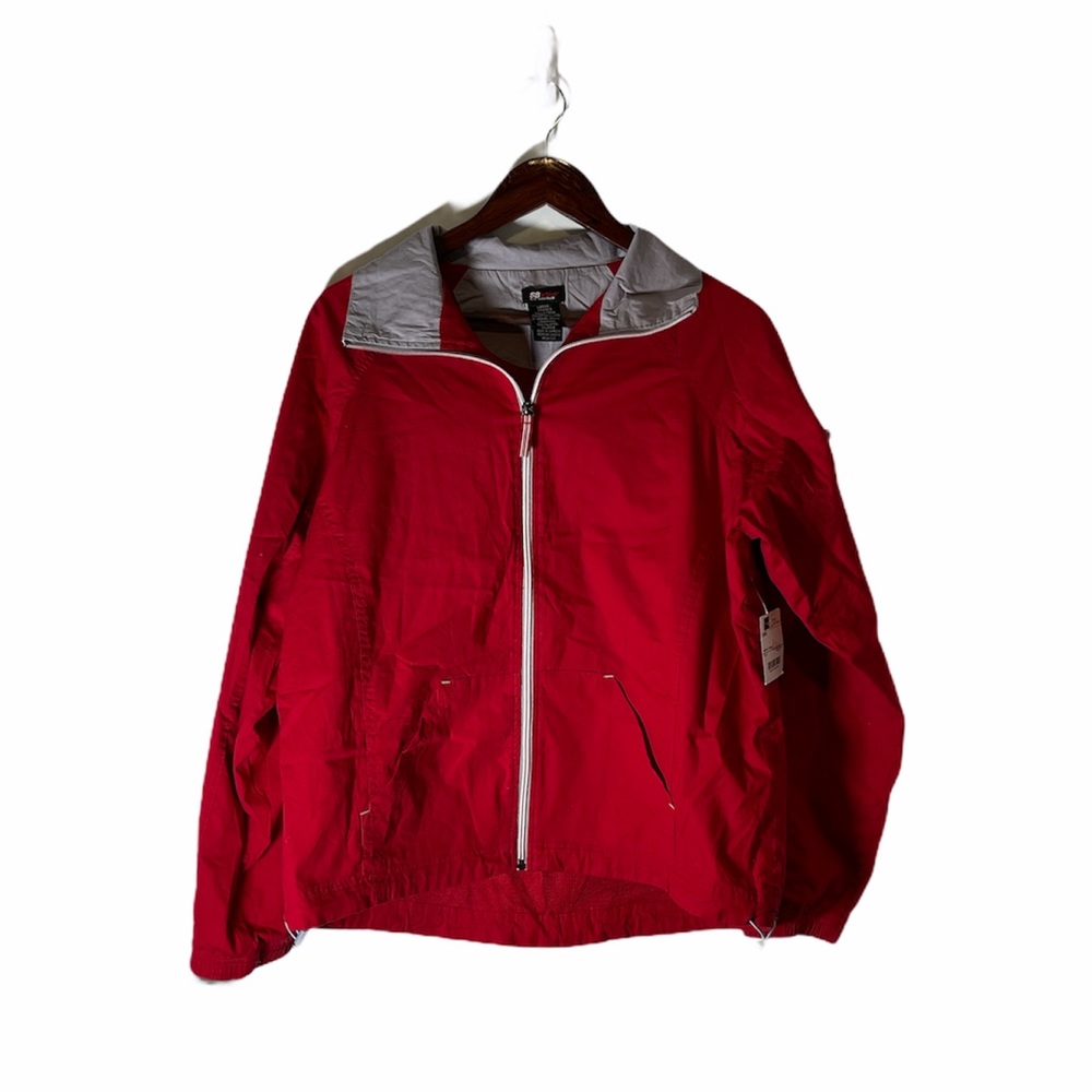 SB active red windbreaker jacket